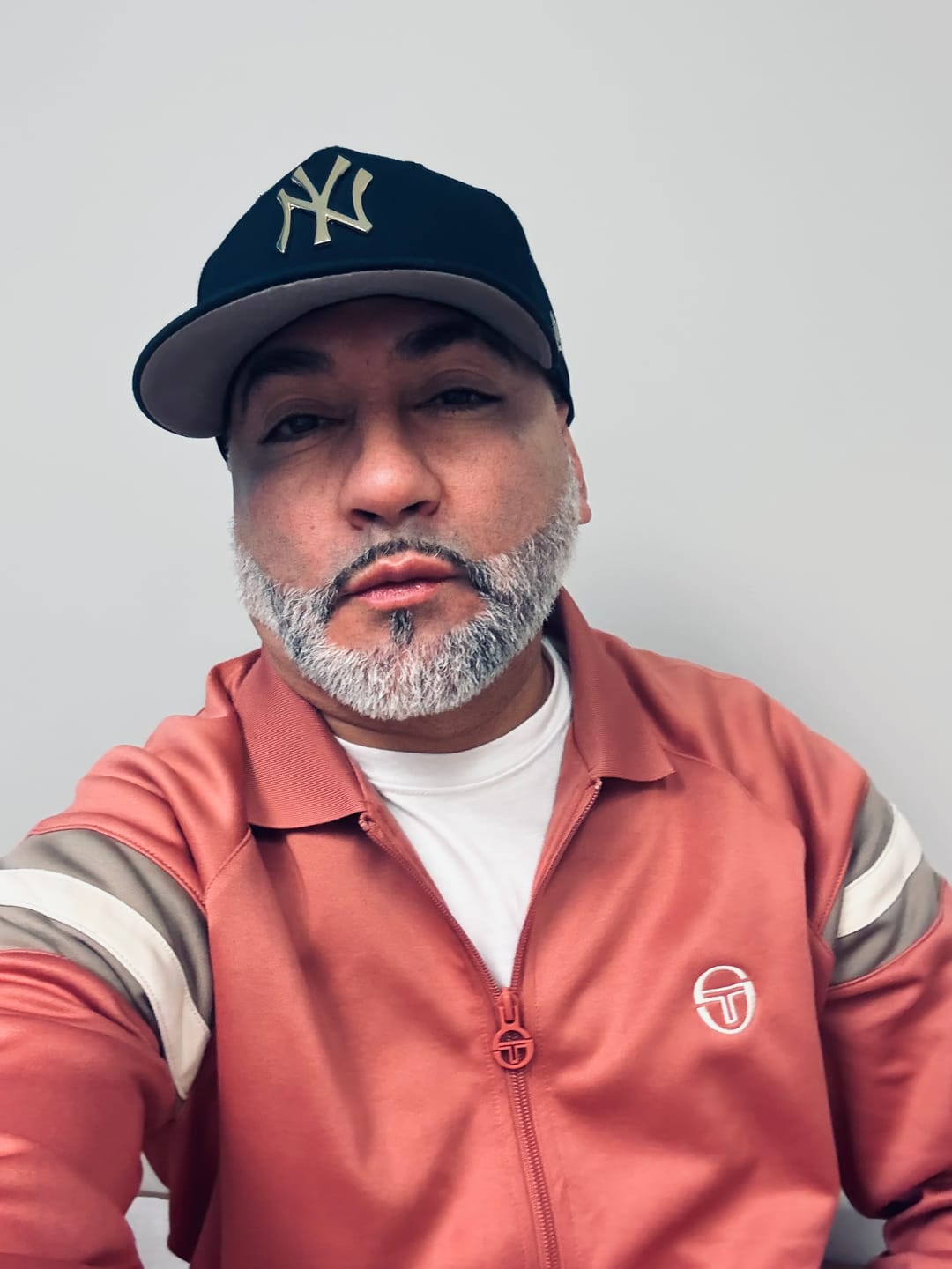 Customer photo review of Damarindo Velour Track Jacket- Hot Sauce