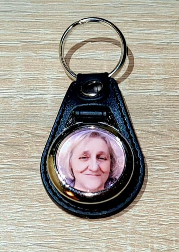 Customer photo review of Schlüsselanhänger-Bundle Rund 3x dein Foto für nur 19,90 €