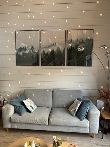Customer photo review of Nordic Forest Set of 3 Prints