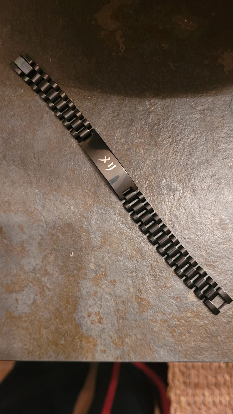 Customer photo review of Bracelet Japonais Personnalisé Homme