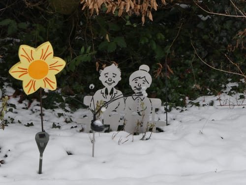 Customer photo review of Gartenstecker Oma & Opa