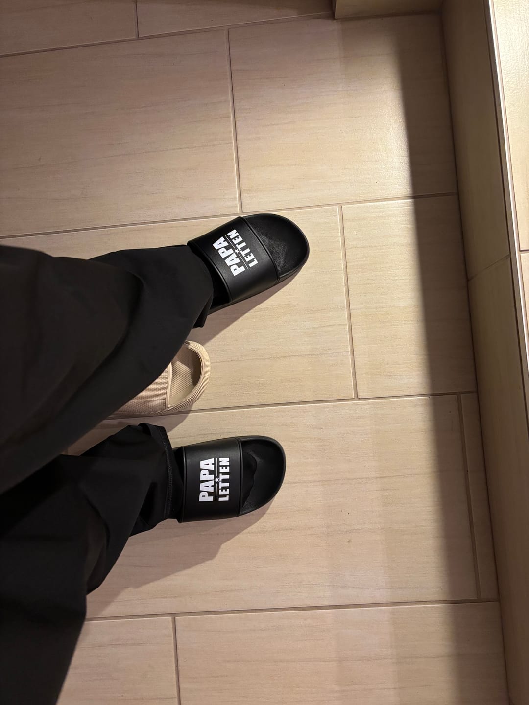 Customer photo review of Papaletten - Personalisierte Badeschlappen für Papa und Opa zum Vatertag
