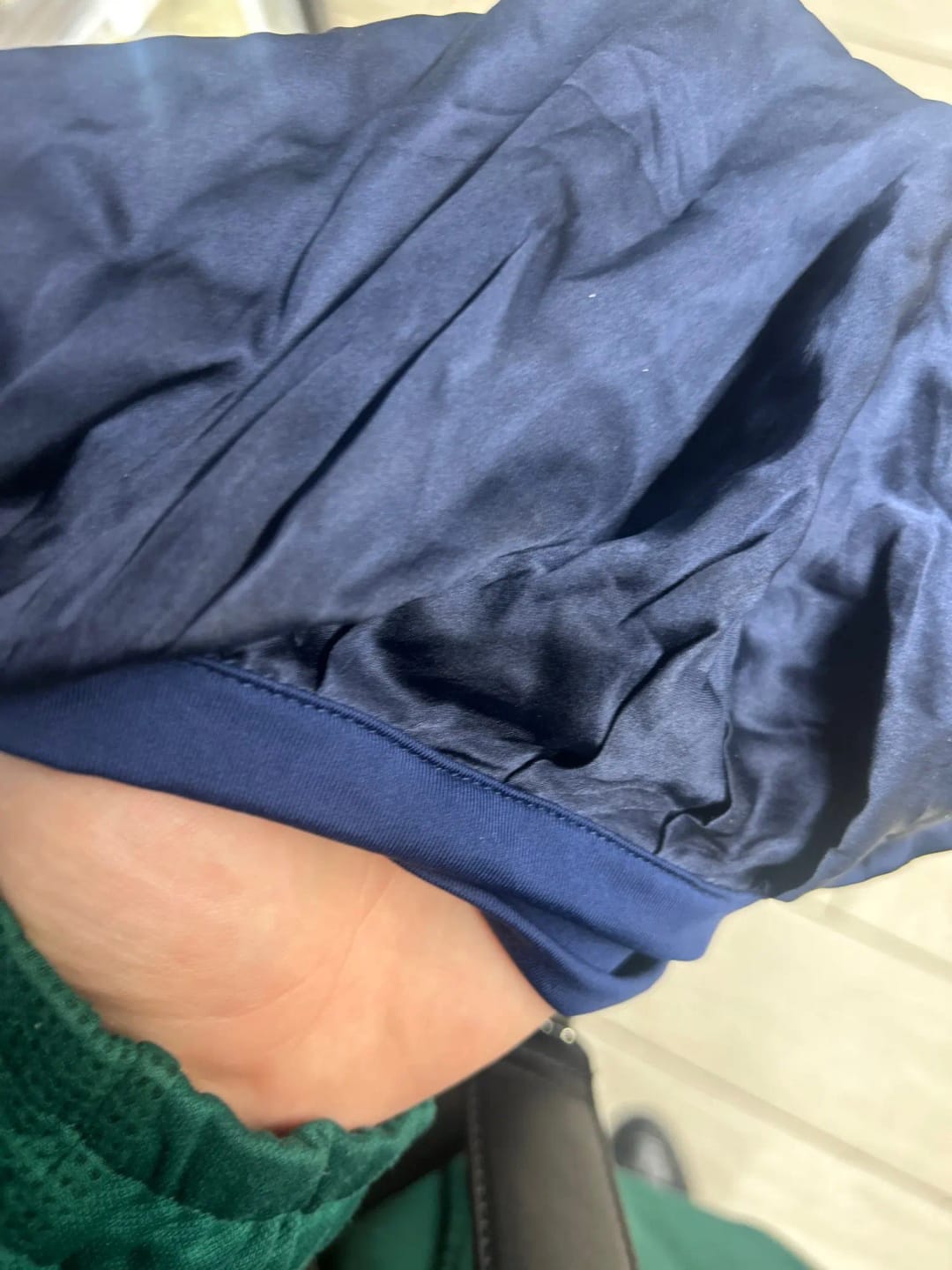 Customer photo review of Silkvana 22 Momme Mulberry Silk Sleeping Bonnet