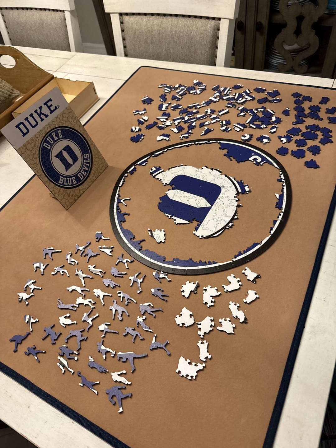 Customer photo review of Duke University - Wooden Puzzle