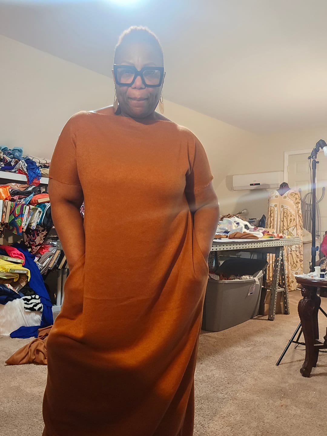 Customer photo review of Ultra Soft Faux Cashmere