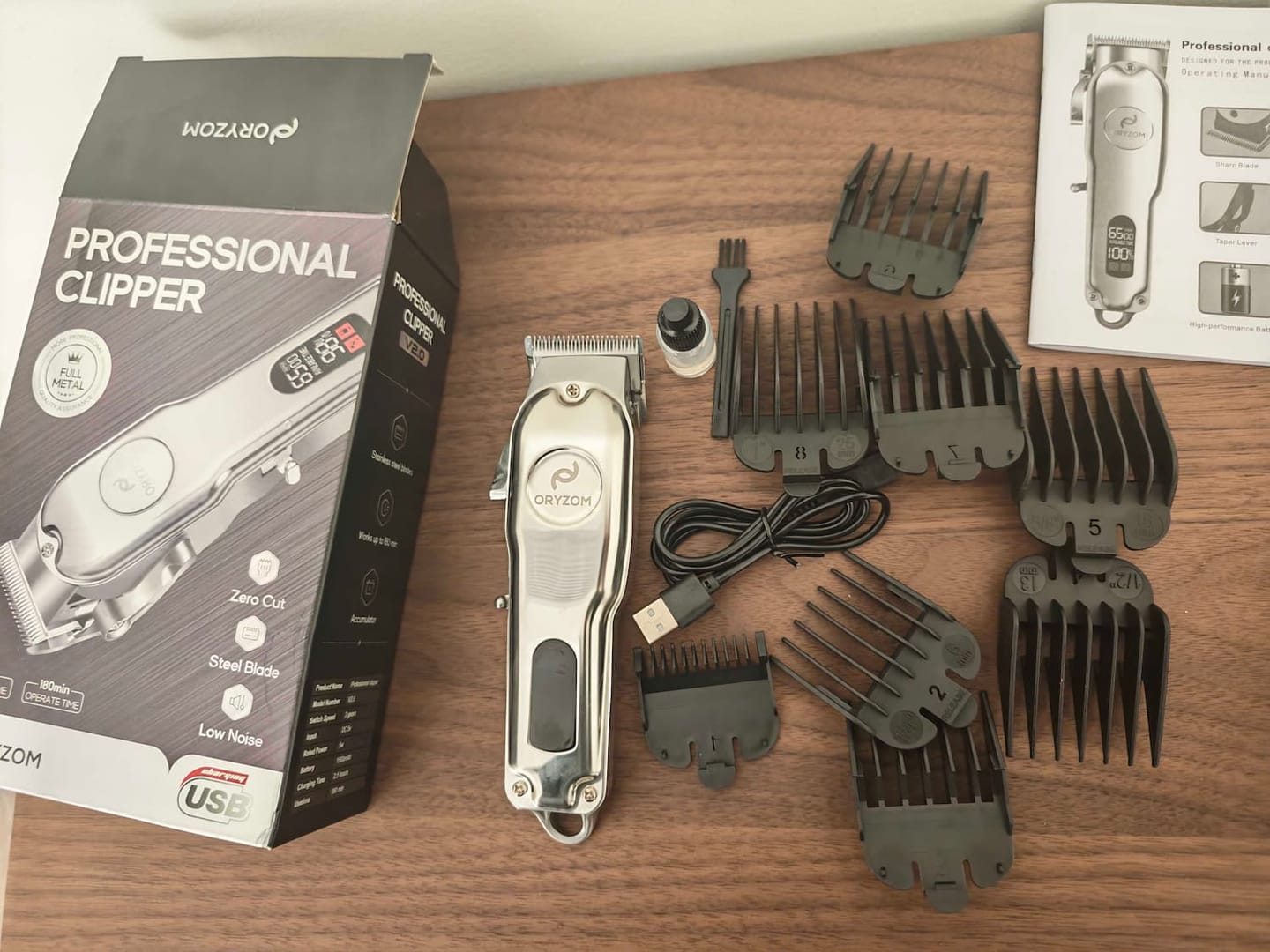 Customer photo review of Oryzom ProTrim 2.0 – Nauwkeurige roestvrijstalen messen en krachtige motor voor gelijkmatige, strakke sneden