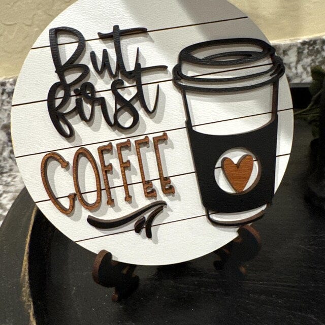 Customer photo review of Mini Tiered Tray Decor Easel