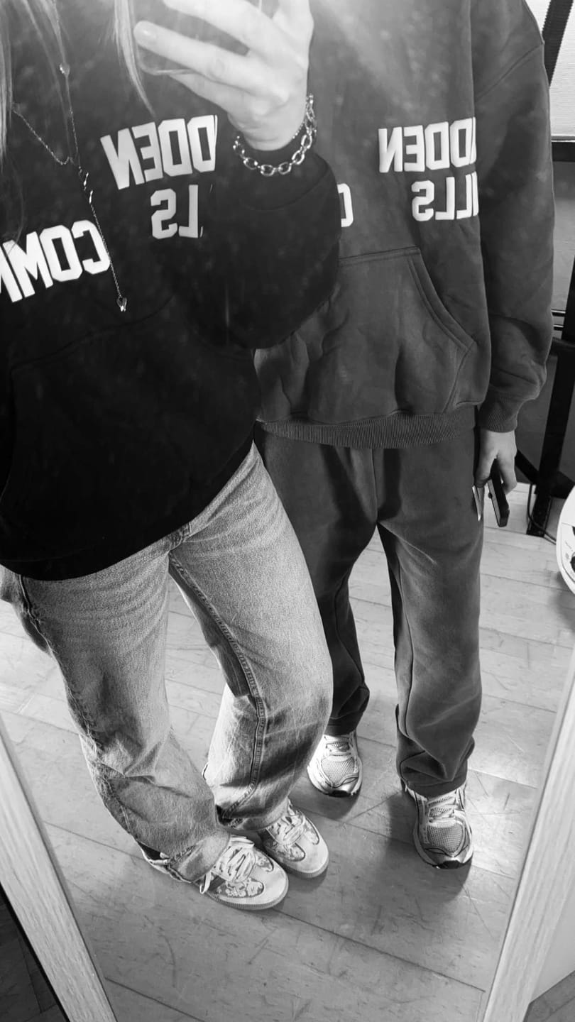 Customer photo review of GATED COMMUNITY HOODIE SAGE