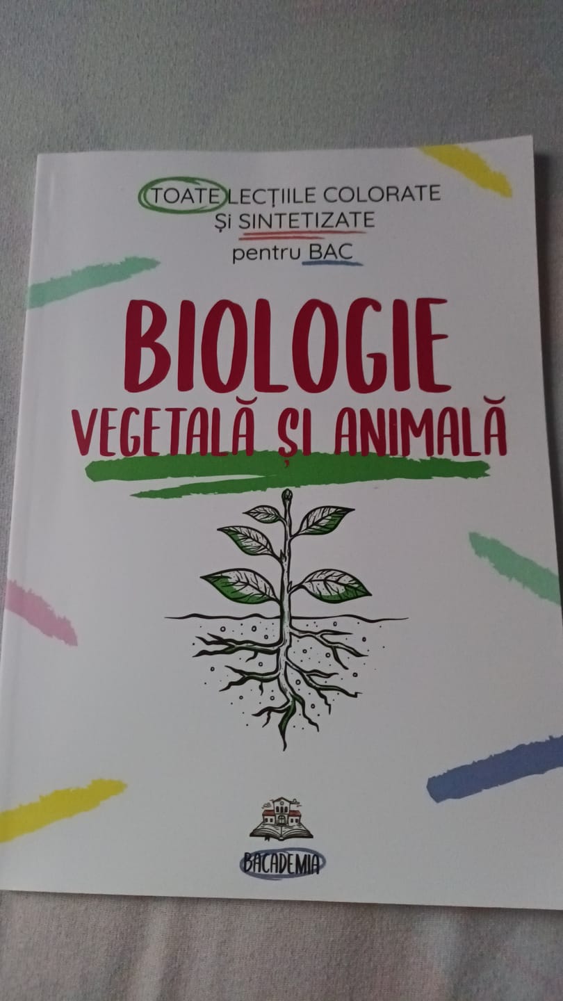 Customer photo review of Carte Biologie Vegetală și Animală Bacalaureat (clasele IX-X) Bacademia
