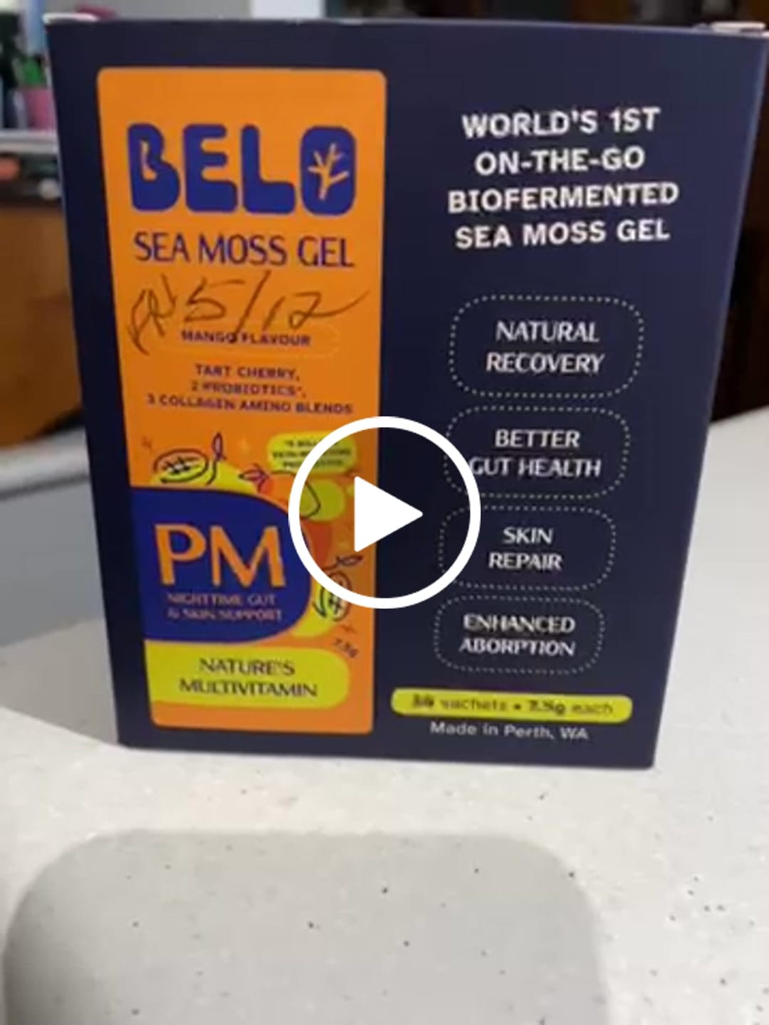 Customer video review of Bio-Fermented Sea Moss Sachets