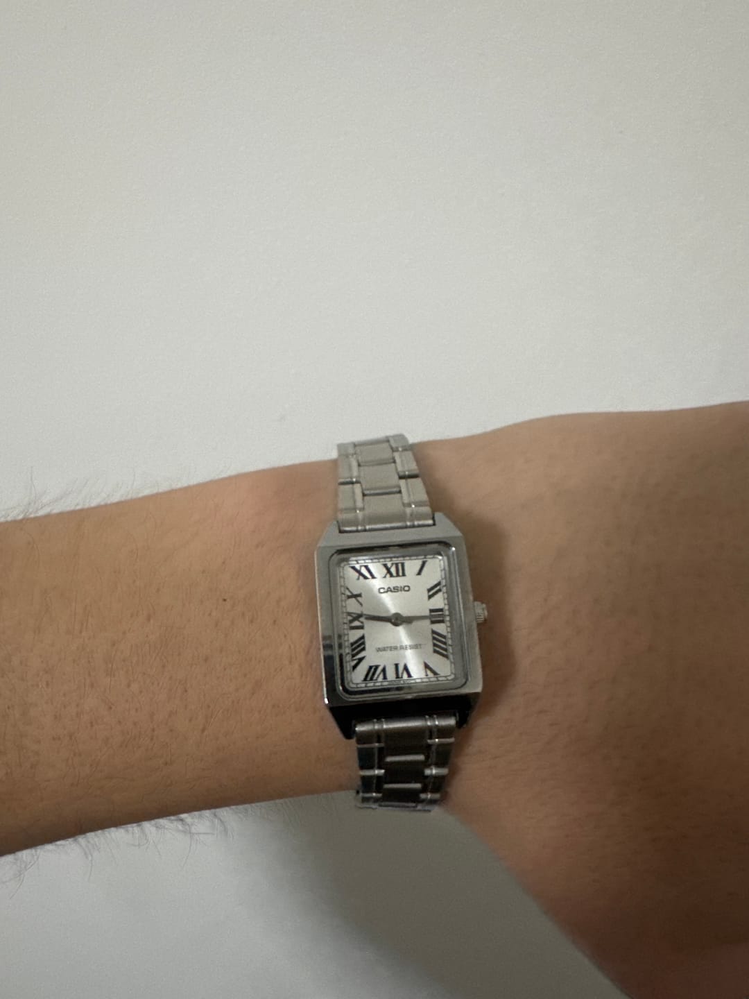 Customer photo review of Reloj Casio Tank Análogo LTP-V007D-7BUDF Acero Dial Plata