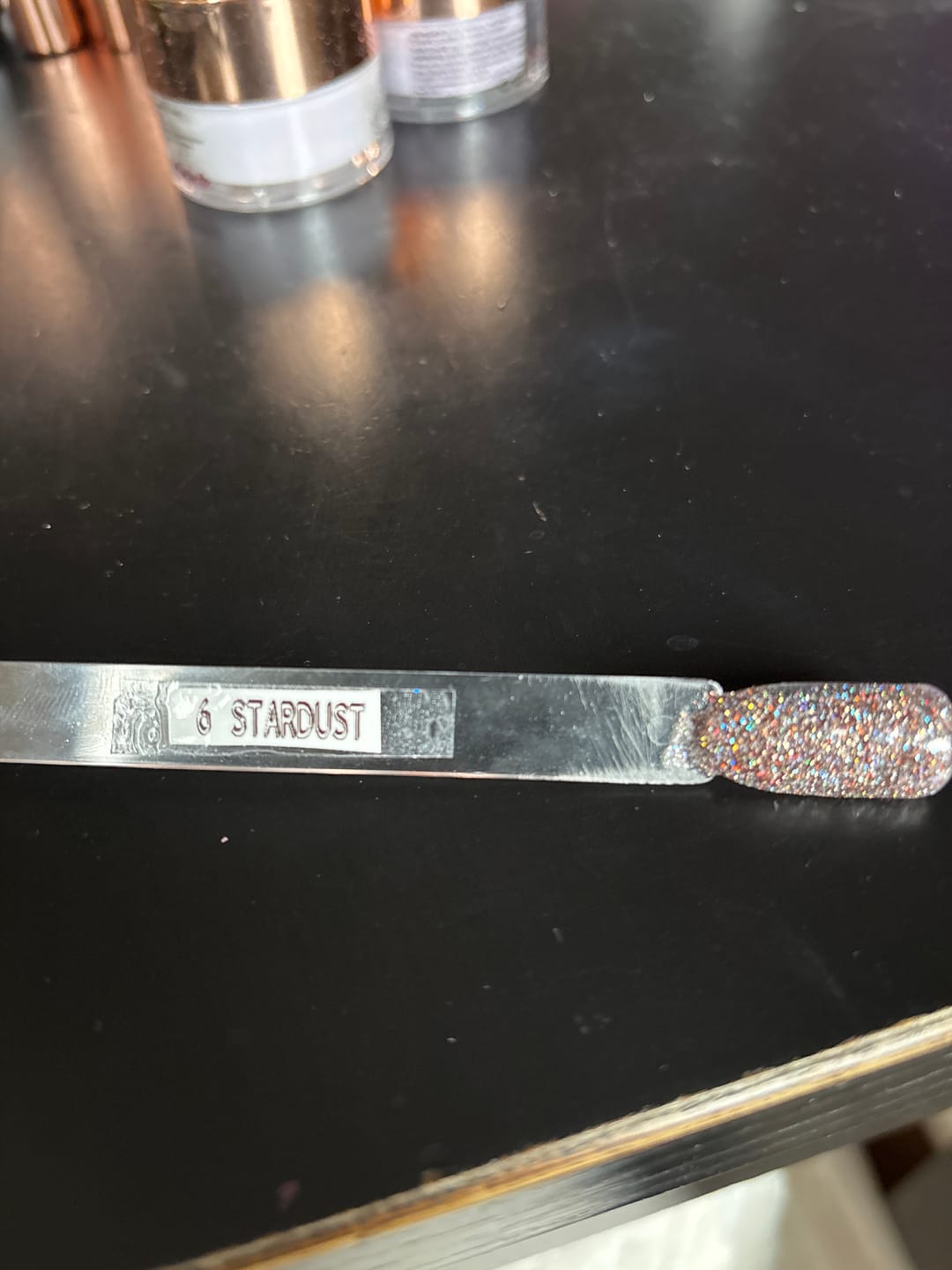 Customer photo review of Stardust Dipping Powder