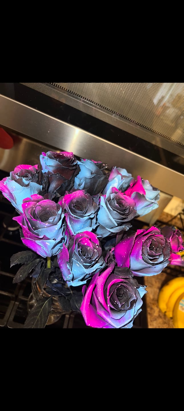 Customer photo review of Starry Galaxy Roses