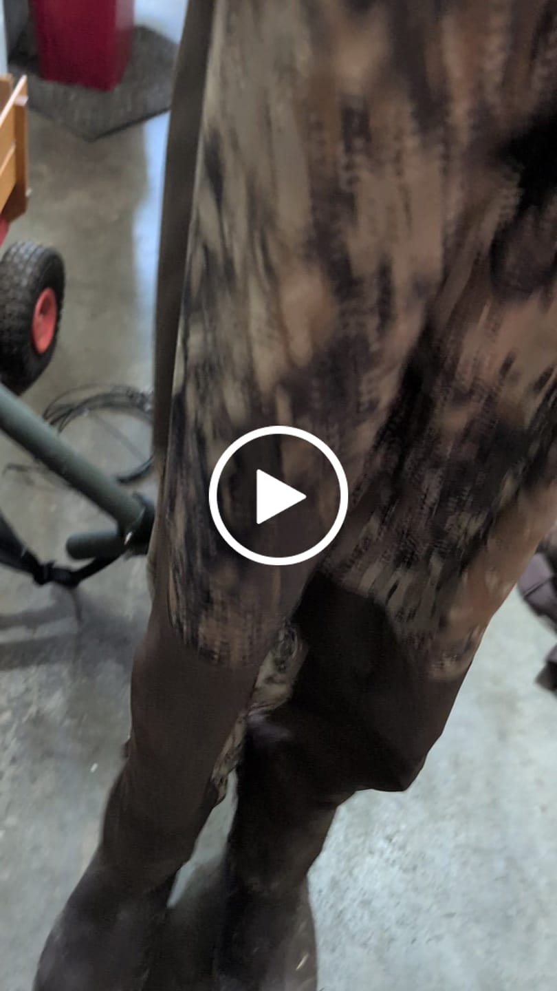Customer video review of DeepWade Duck Hunting Waders for Men | Breathable Waterproof Bootfoot Zip Front Chest Waders | Durable Camouflage Nylon Hunting Bibs with Zipper