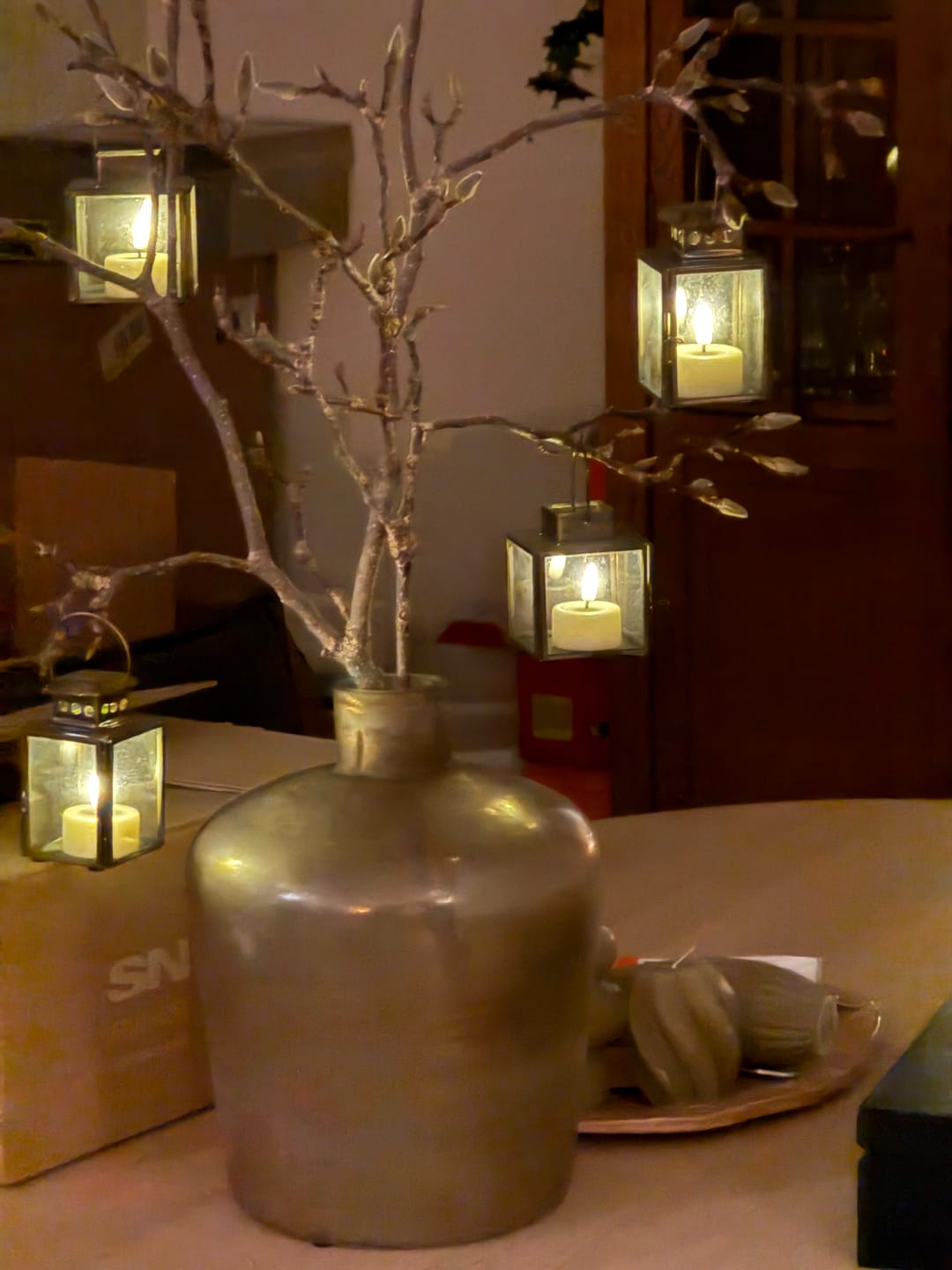 Customer photo review of LED Jumbo Fyrfadslys 2 stk. (Store) Cream