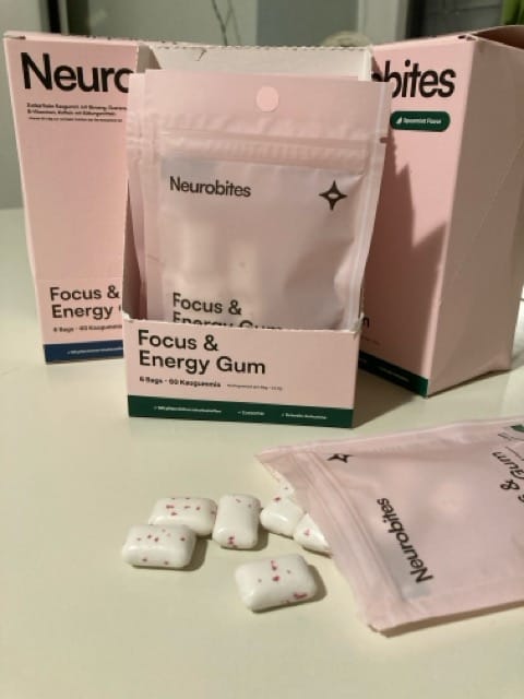 Customer photo review of Neurobites® Focus & Energy Gum (Performance-Starterpaket)