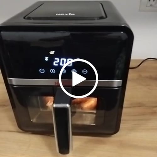 Customer video review of Air Fryer Novio StonePro