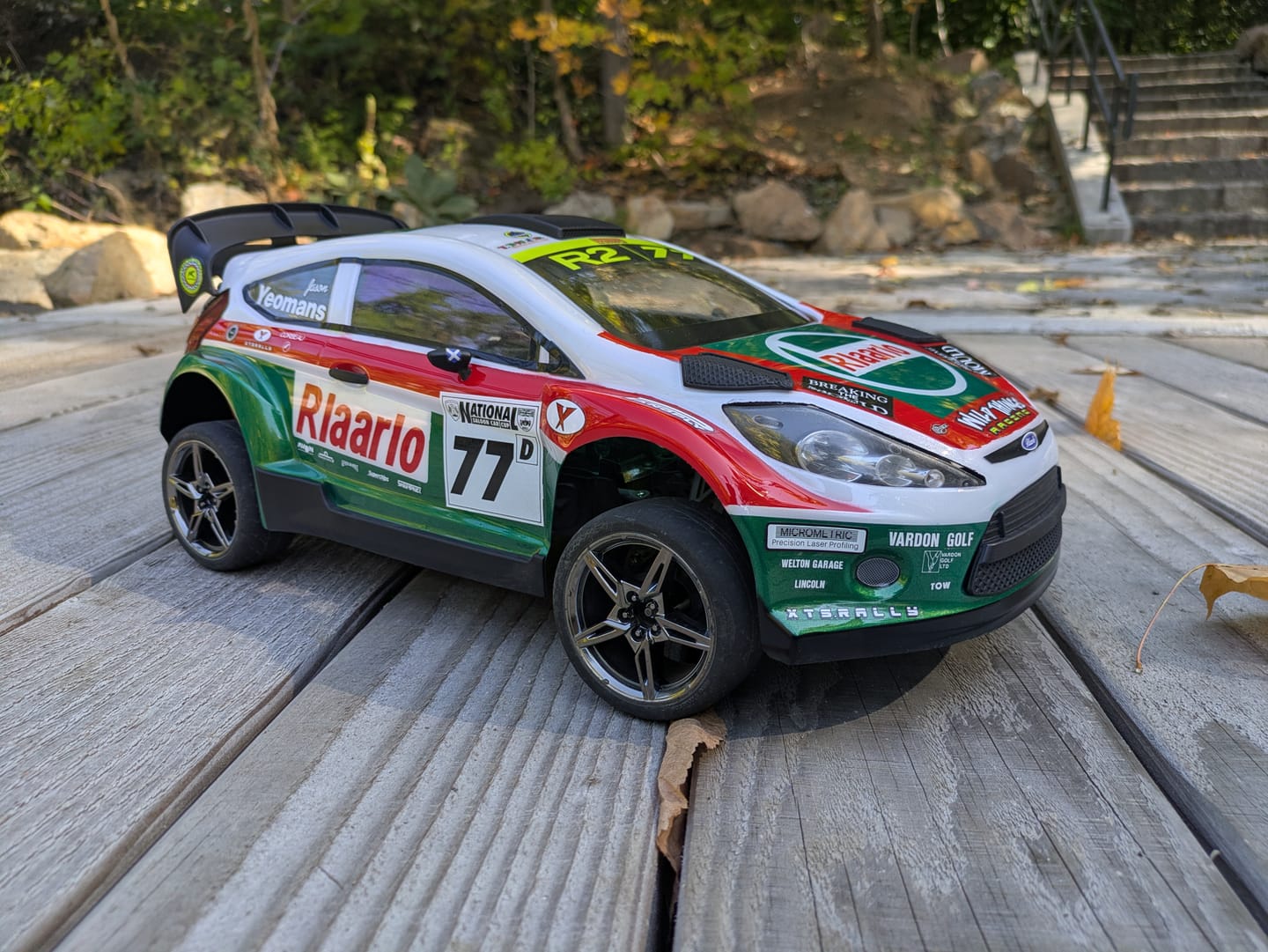 Customer photo review of XTS Rally 1.2mm Pc Transparent Car Body For XTS-F10 RC Rally Car
