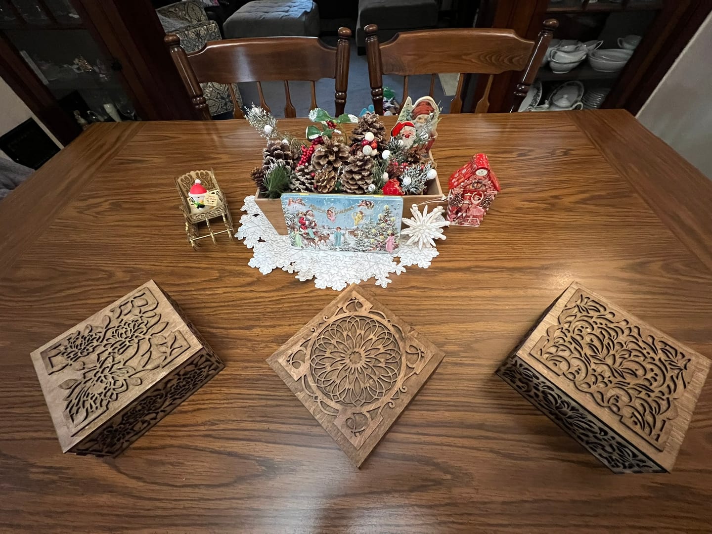 Customer photo review of Laser Cut Gift Box 3 Bundle Svg File