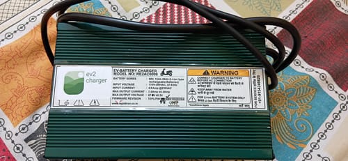 Customer photo review of Ampere Electric Scooter Charger - 66.8V 7.5A Lithium Battery Charger - Magnus Pro, Magnus Ex, Zeal and Zeal Ex (New Improved Model STL6075MC)