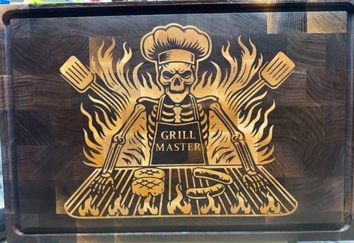 Customer photo review of 1/64 Radius - 6.2 Deg 3D Tapered Ballnose - 1/4" Shank - TBN1-64