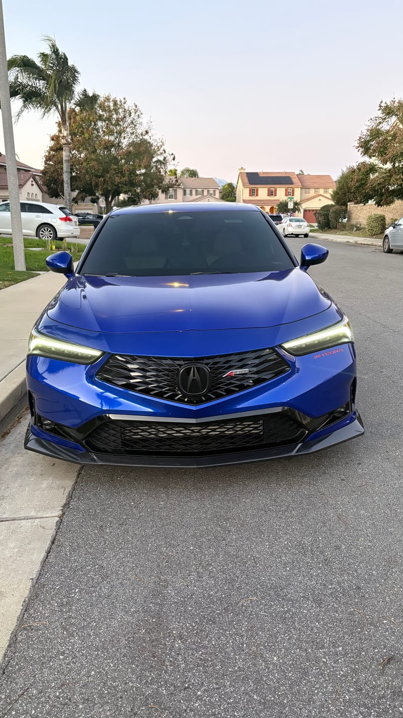 Customer photo review of 2023-Up Acura Integra DE4 Front Splitter Lip