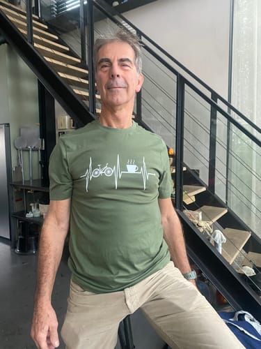 Customer photo review of No Cycling Today T Shirt