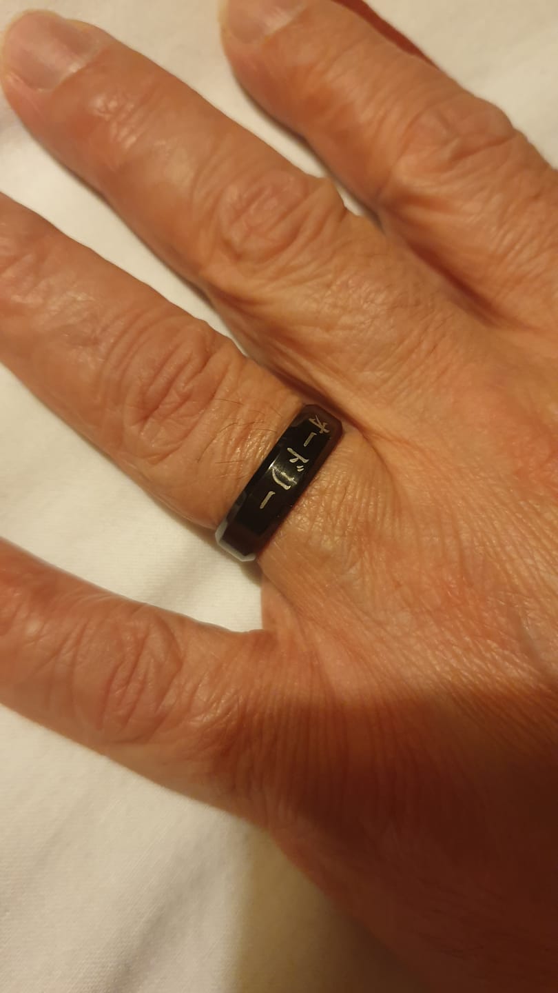 Customer photo review of Anneau Personnalisé Japonais