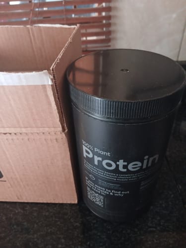 Customer photo review of 100% Plant Protein