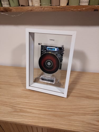 Customer photo review of M1 Music Frame CD Player