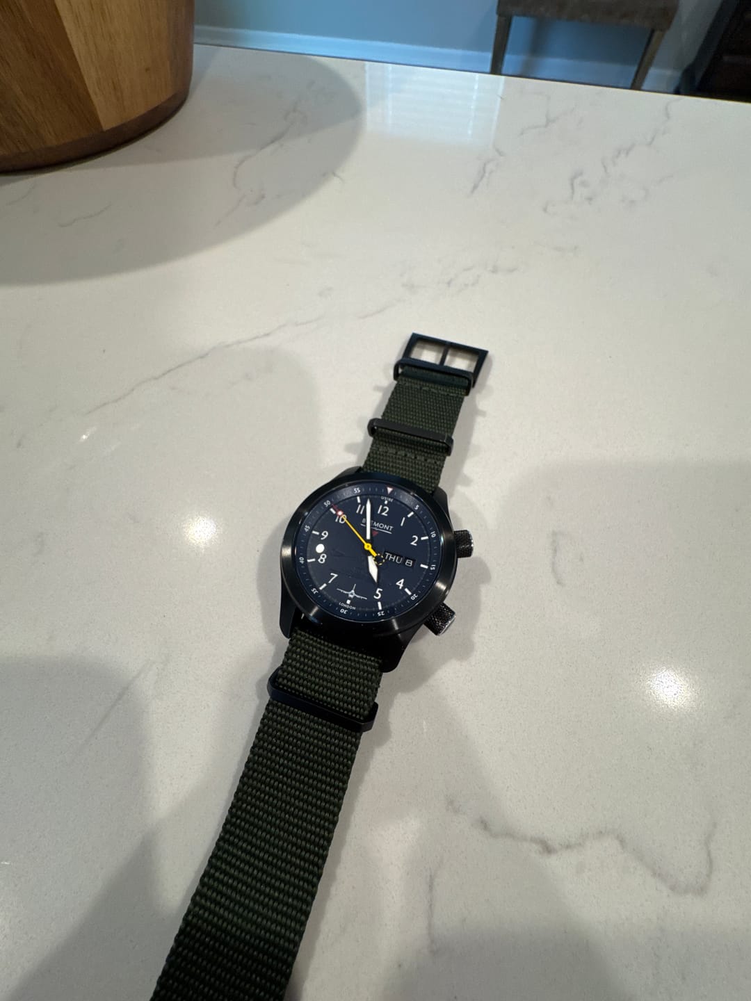 Customer photo review of Five Eye Nylon Watch Strap - PVD/Black