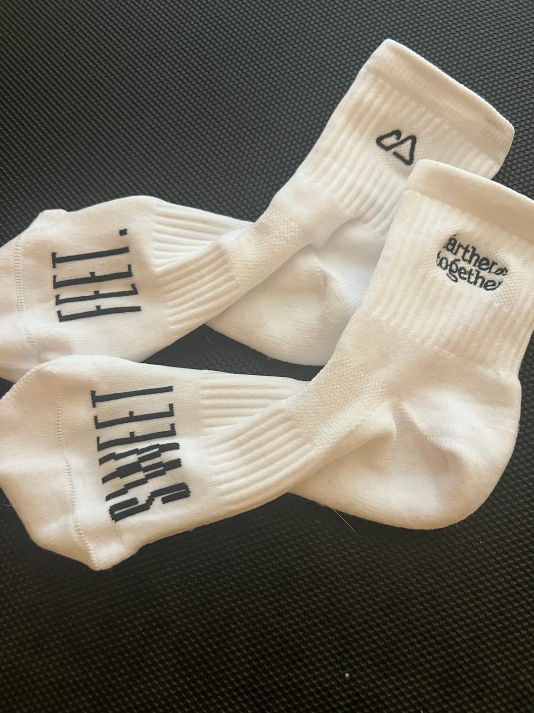 Customer photo review of Sweetfeet x Switchback Performance Socks