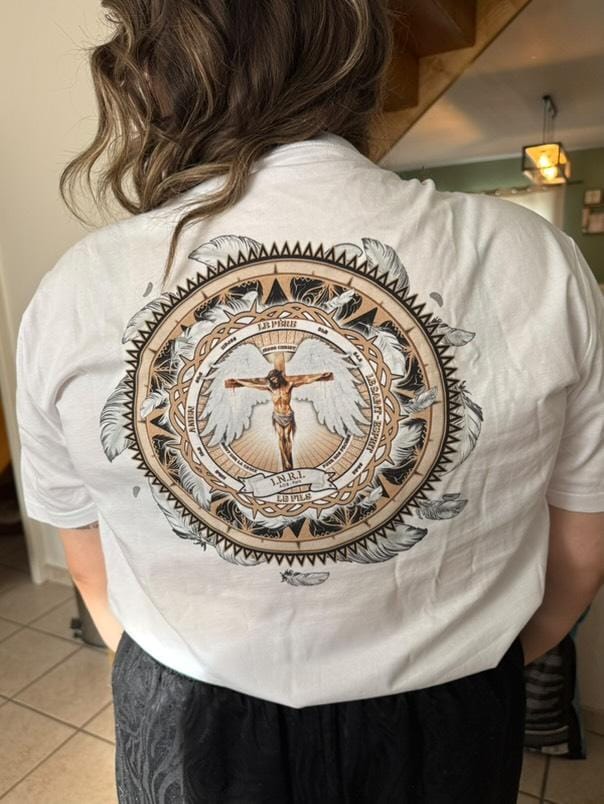 Customer photo review of LE T-SHIRT "I.N.R.I."