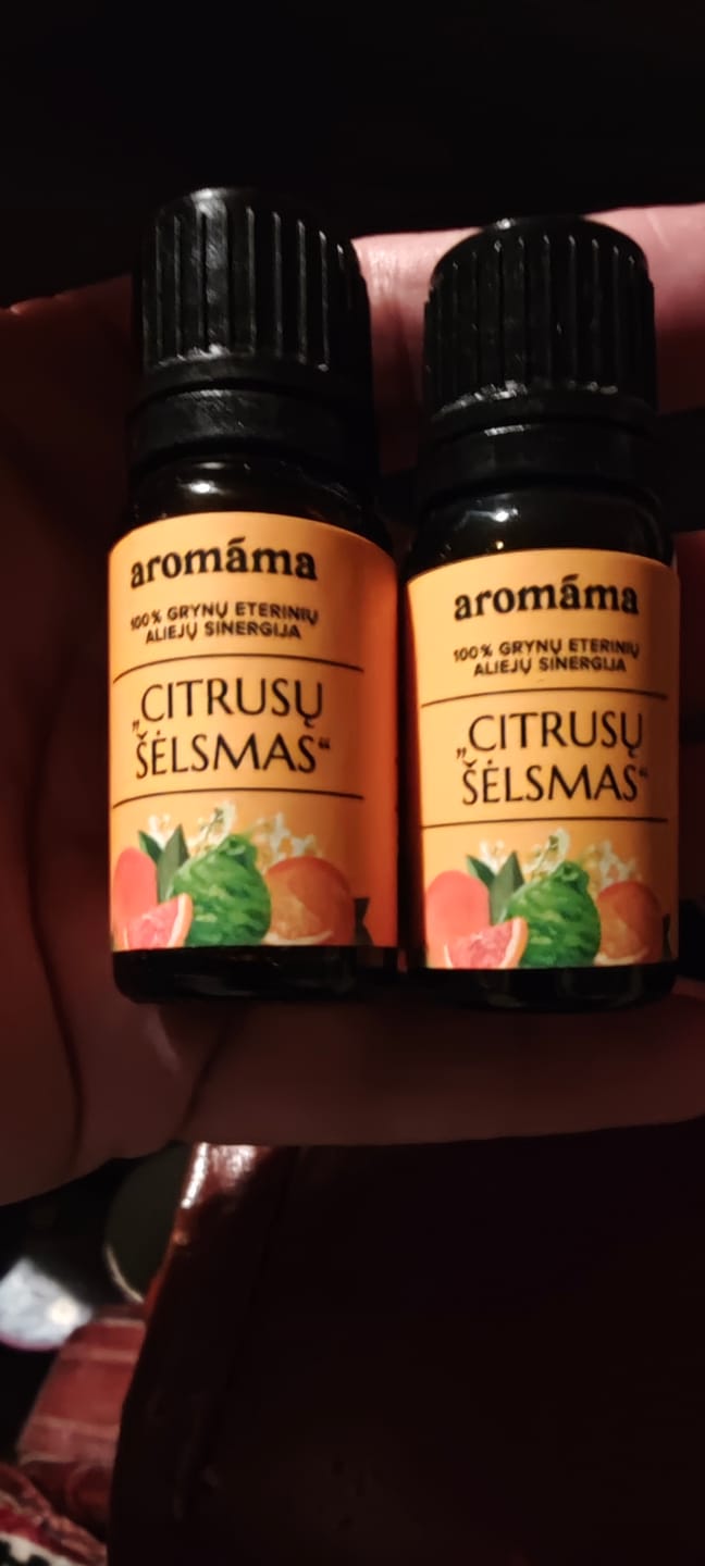 Customer photo review of Eterinių aliejų mišinys „Citrusų šėlsmas“