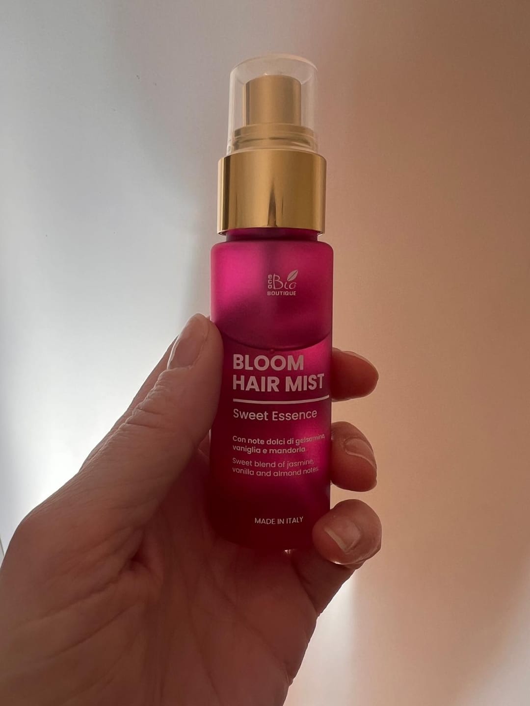 Customer photo review of Bloom Hair Mist