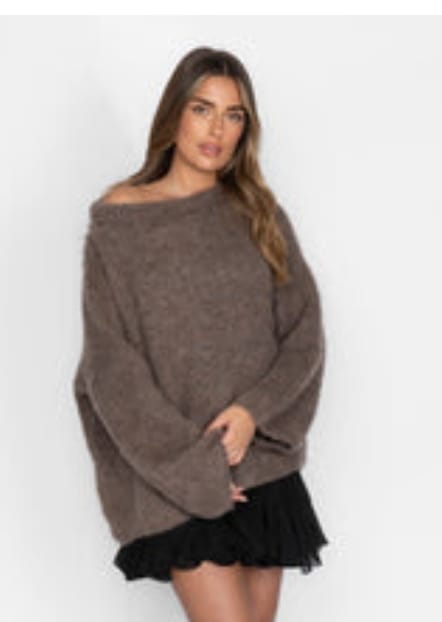 Customer photo review of Ultra-Soft Off-Shoulder Knit
