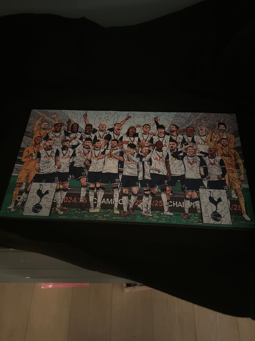 Customer photo review of Tottenham Hotspur FC® European Champions 24/25 - Wooden Puzzle
