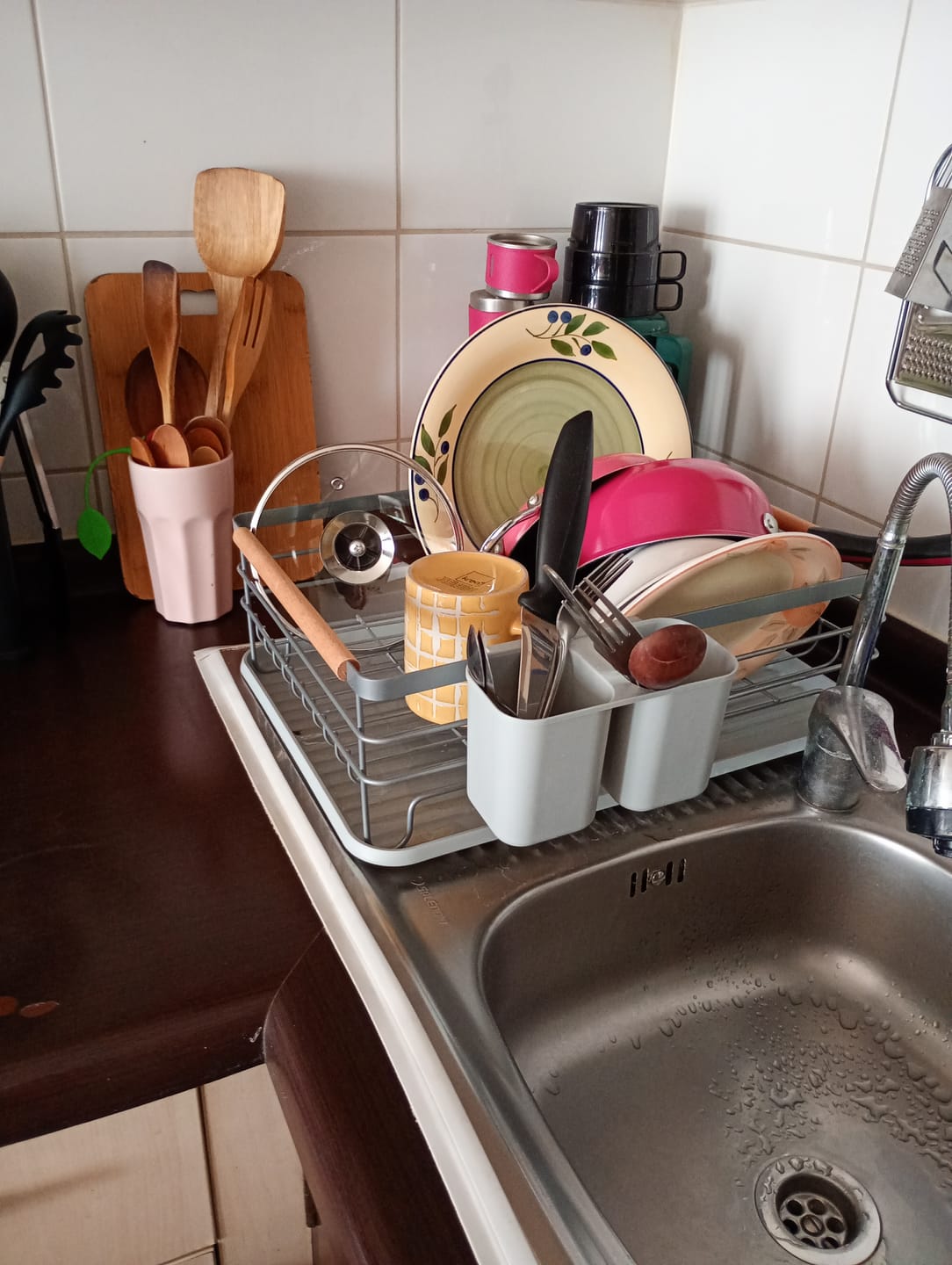Customer photo review of Escurridor De Platos Secador De Loza Organizador De Cocina