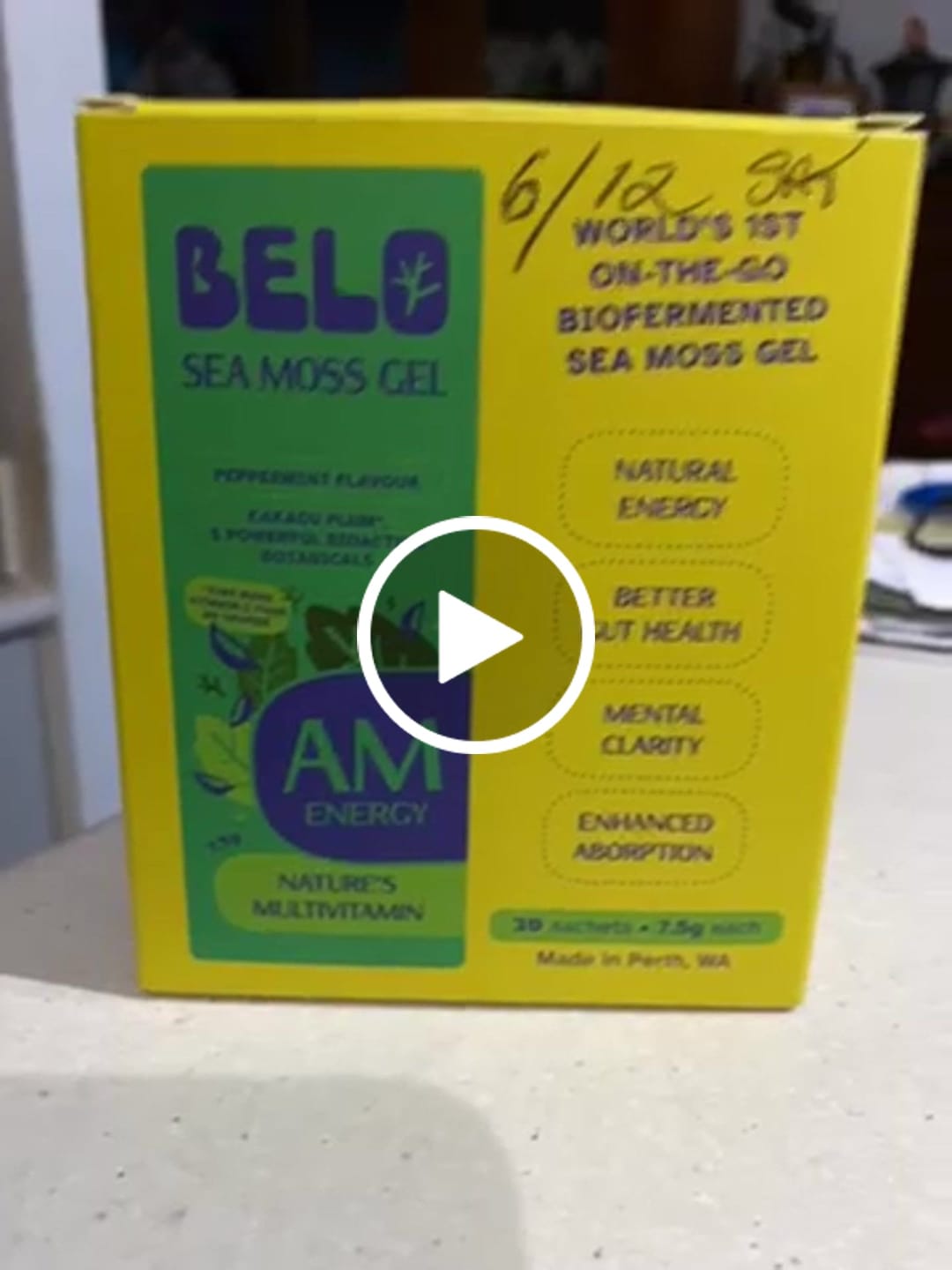 Customer video review of Bio-Fermented Sea Moss Sachets