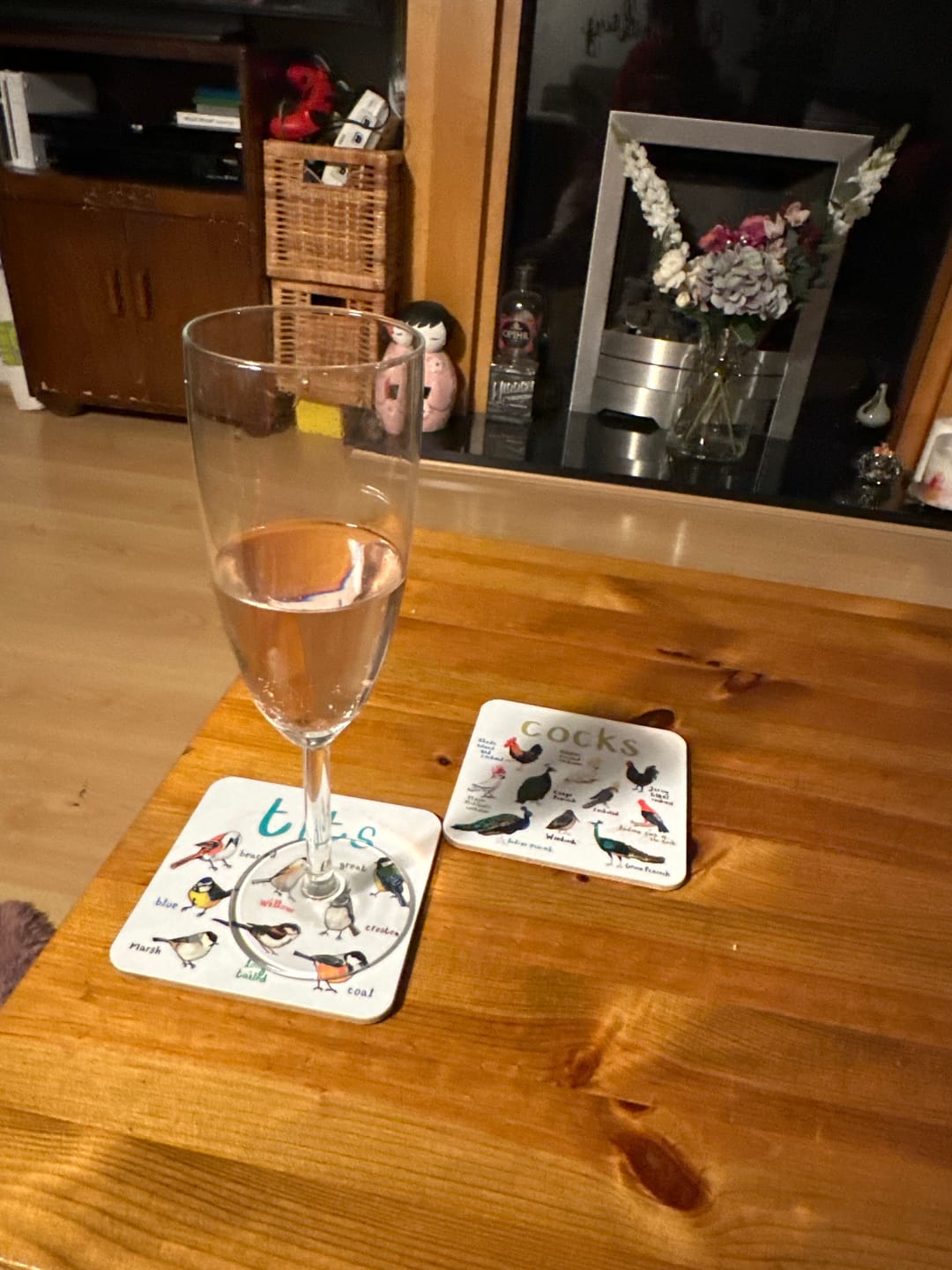Customer photo review of Tits Bird Coaster