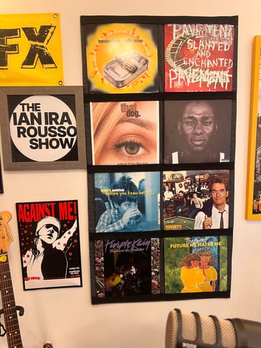 Customer photo review of 12" Vinyl Record Display Frame - LP Wall Storage