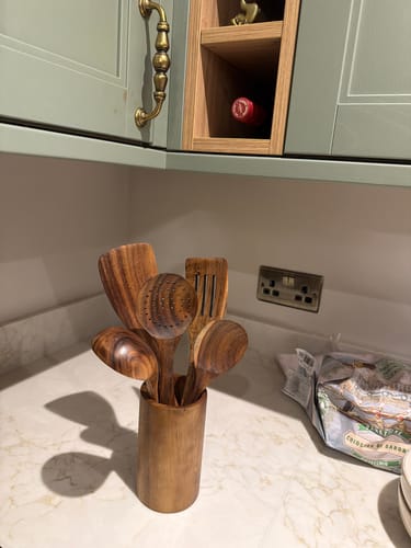 Customer photo of the replacement utensil set