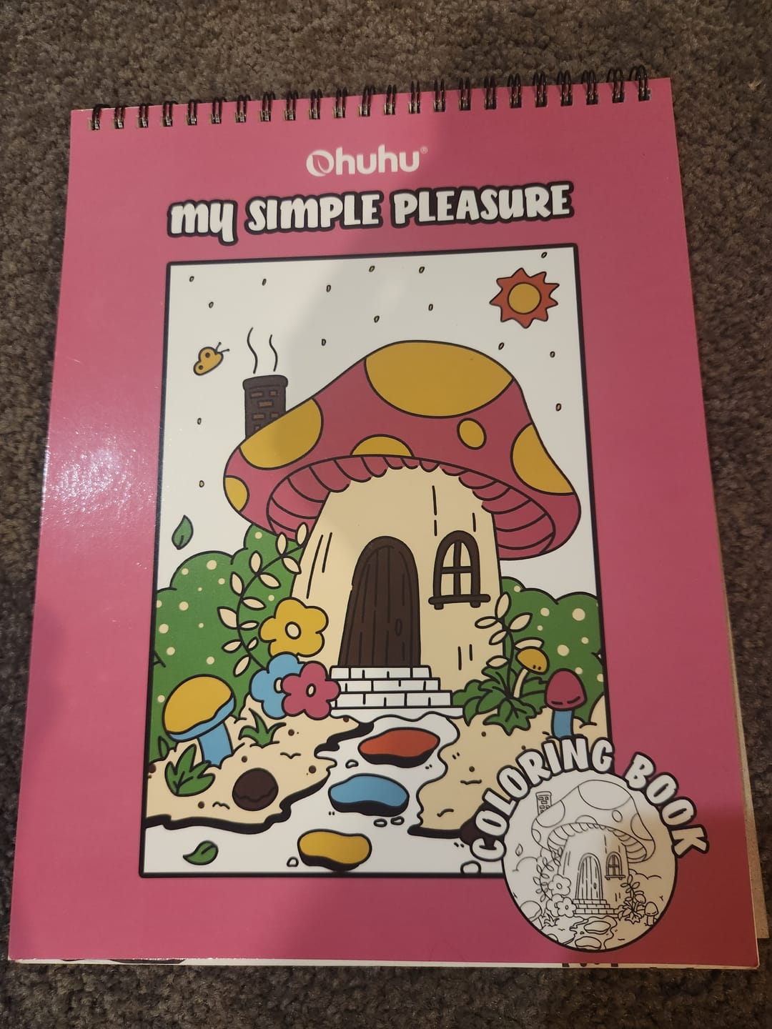 Customer photo review of Ohuhu Double-Sided Bleedproof Coloring Book
