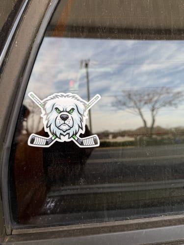 Customer photo review of 100 - 3.5" Custom Vinyl Stickers