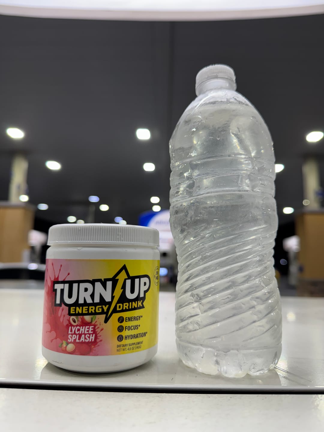 Customer photo review of Turn Up Energy Drink™ - Lychee Splash