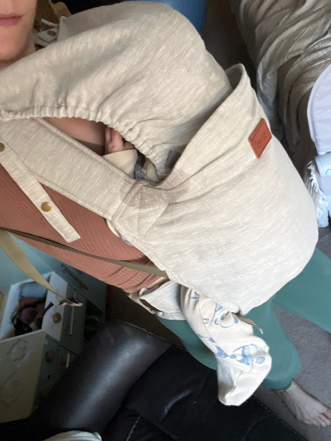 Customer photo review of Happy Baby Original Baby Carrier