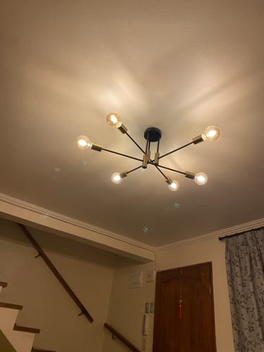 Customer photo review of Ampolleta Led Vintage Redonda 4W E27 Luz Calida Ahorro de energia