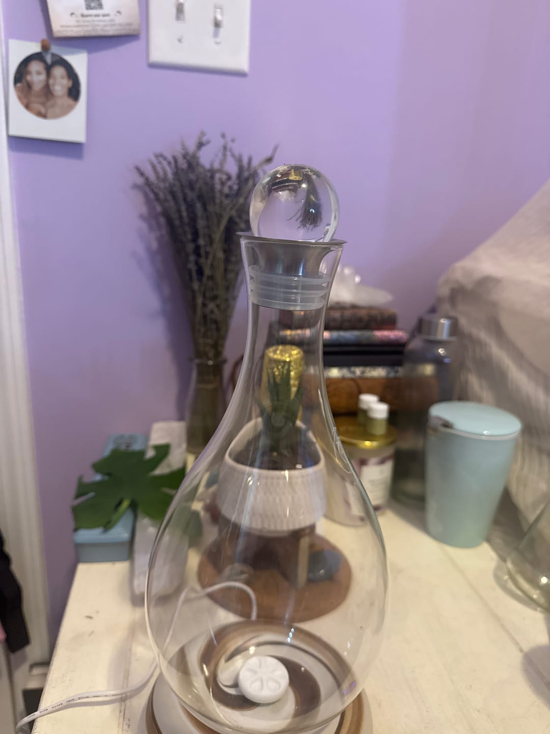 Customer photo review of Swirl Glass Topper
