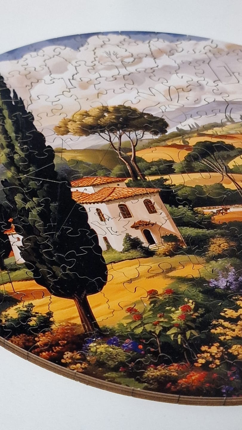 Customer photo review of Tuscany - Wooden Puzzle