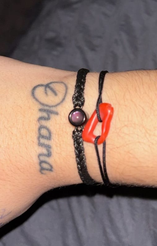 Customer photo review of Black Photo Bracelet
